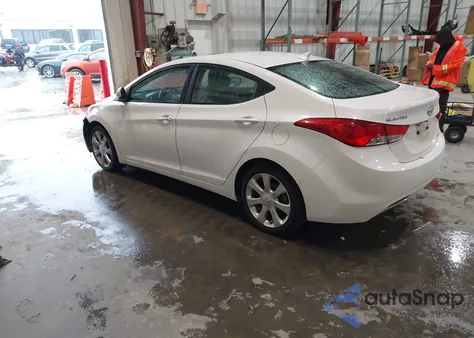 2012 Hyundai Elantra Limited from USA, damaged, VIN 5NPDH4AE2CH119428